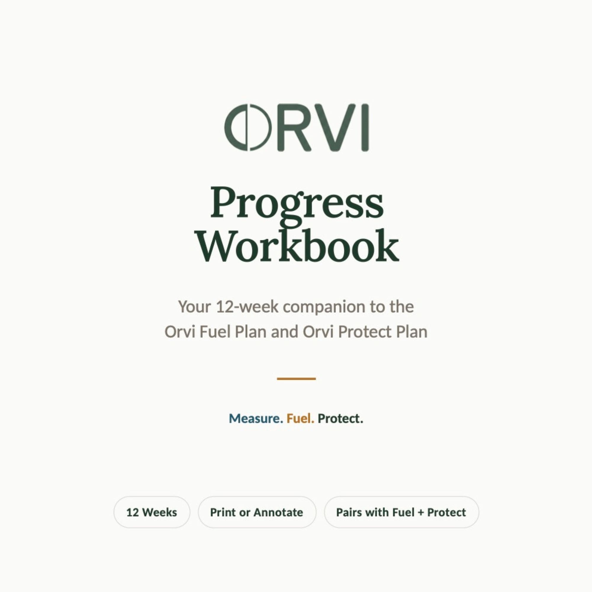 Orvi Progress Workbook