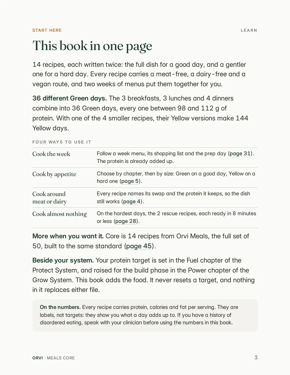 This book in one page